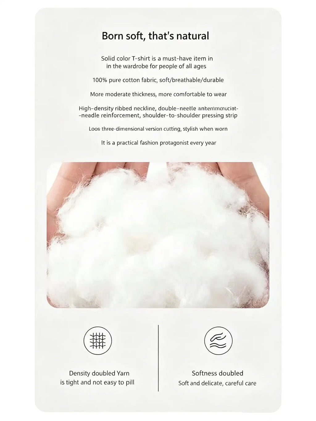 Soft cotton fabric material graphic showing thread density