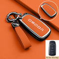 Zinc Alloy Remote Key Fob Cover for Chery Omoda 5, C5, 9, and Phev – Style 1-Orange-1PC