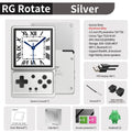 Anbernic RG Rotate Retro Handheld Game Console 3.5 inch IPS Screen Unisoc T618 Chip 3GB+32GB, 2000mAh Android Games Player – Aurora Silver
