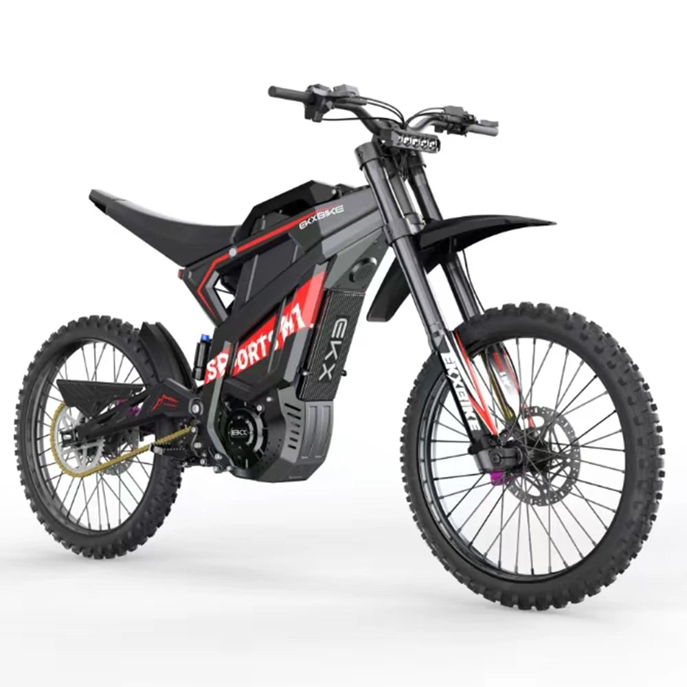 EKX M1 Electric Dirt Bike, 16.8kW Peak, 72V/50Ah, 130km Range – M1 Black