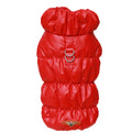 Padded Winter Dog Coat for Small to Medium Pets – Red