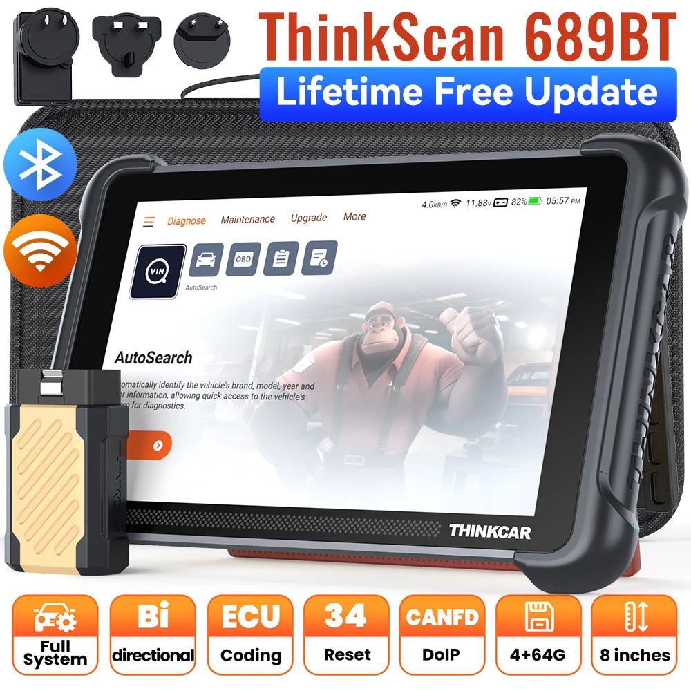 Thinkcar Thinkscan 689bt Bidirectional Diagnostic Scanner 8-inch Tablet – THINKSCAN 689BT