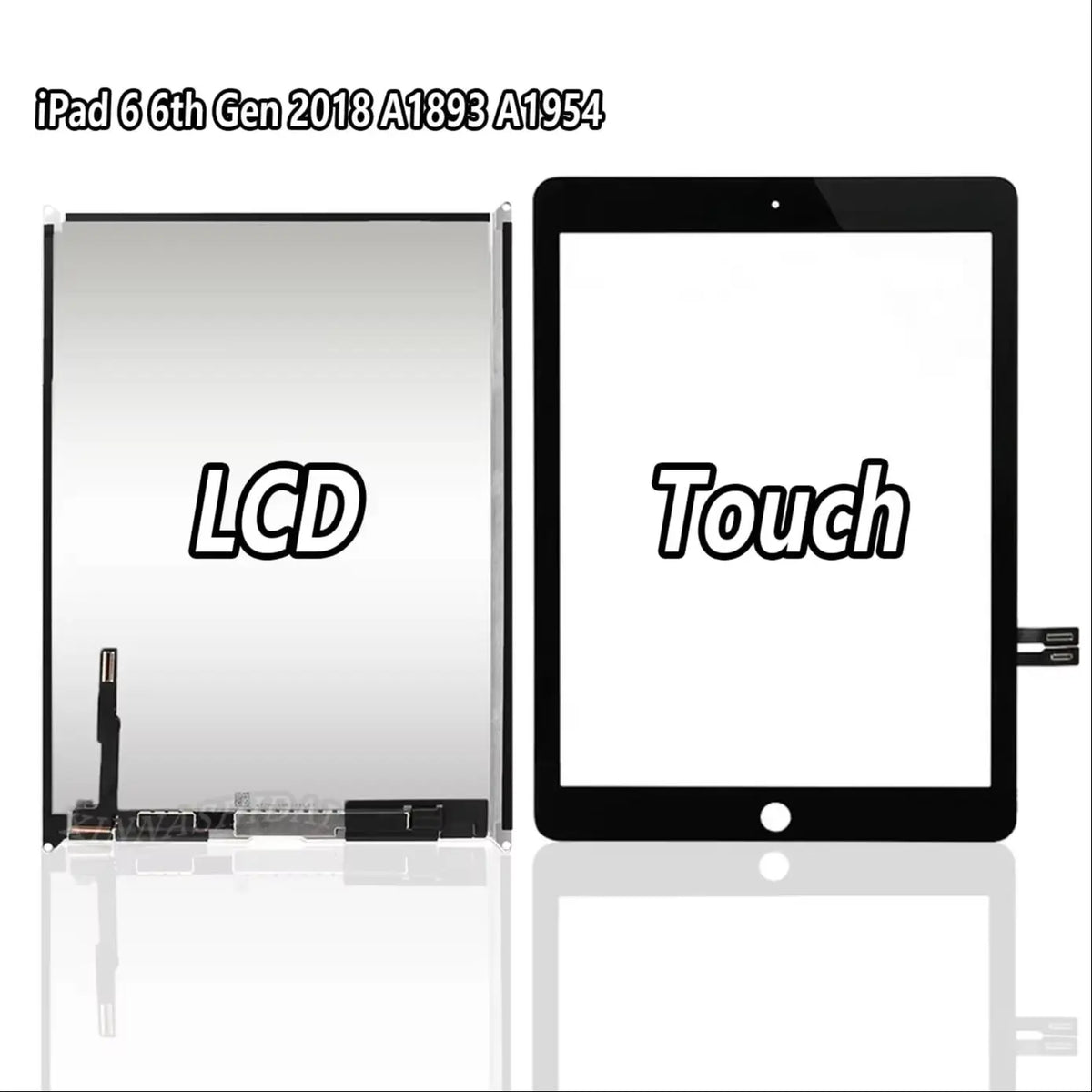 Replacement LCD display and black touch screen digitizer for tablet