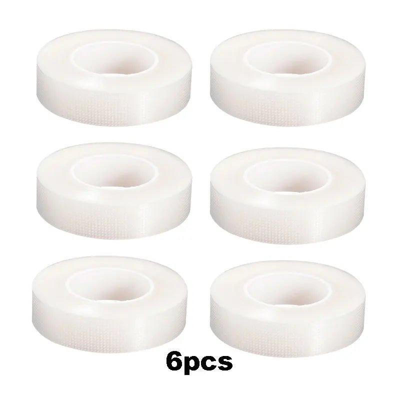 Transparent Micropore Eyelash Extension Tape 9m Roll – 6pcs