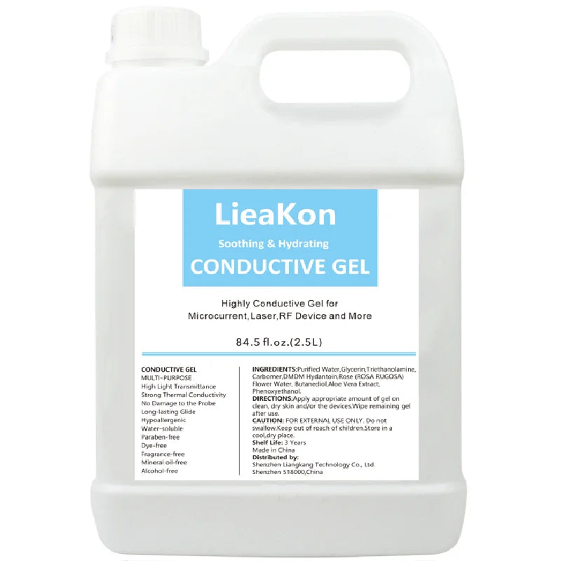 2.5L Conductive Ultrasound Gel for RF, Cavitation and Laser Devices – 2.5L
