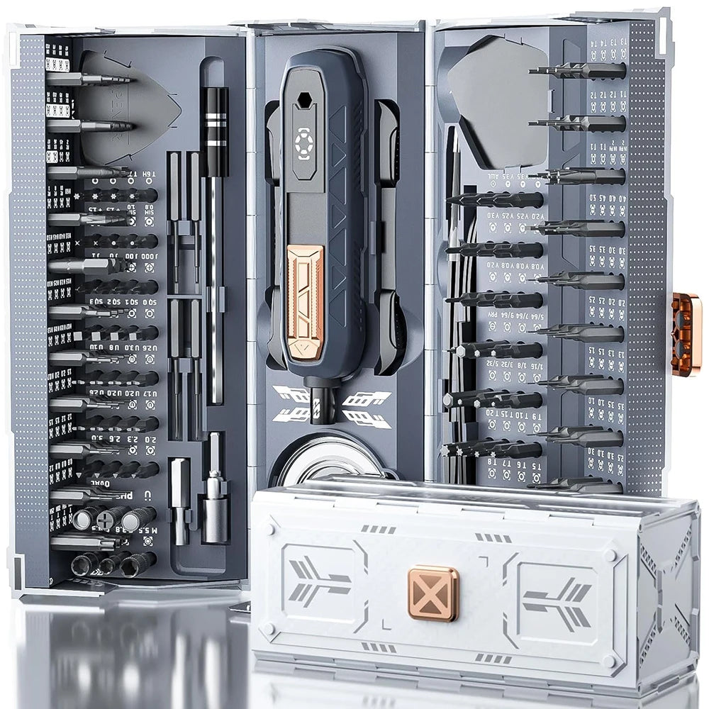Jakemy 180-in-1 Precision Screwdriver Set with Magnetic Bits – 180In1 White manual