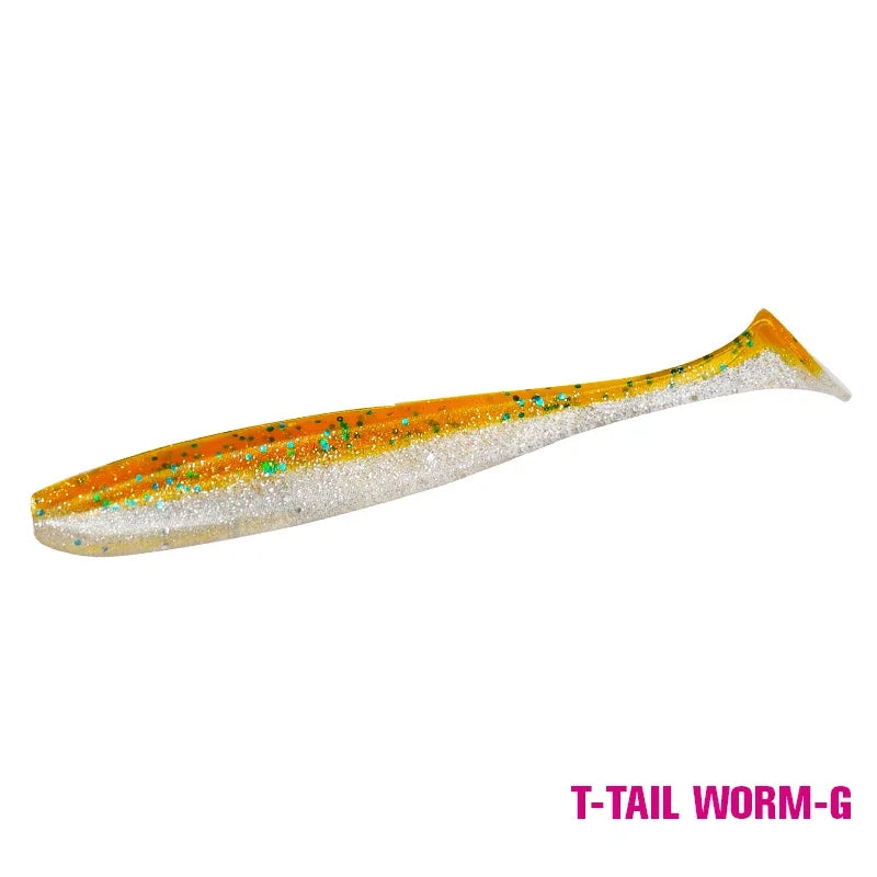 Tsurinoya T-Tail Soft Fishing Lures, 55mm–120mm Artificial Baits – T Tail-G