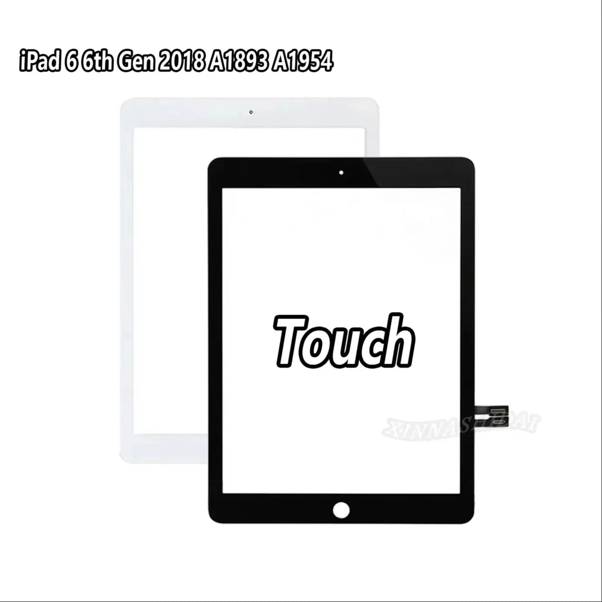Replacement black touch screen digitizer for tablet