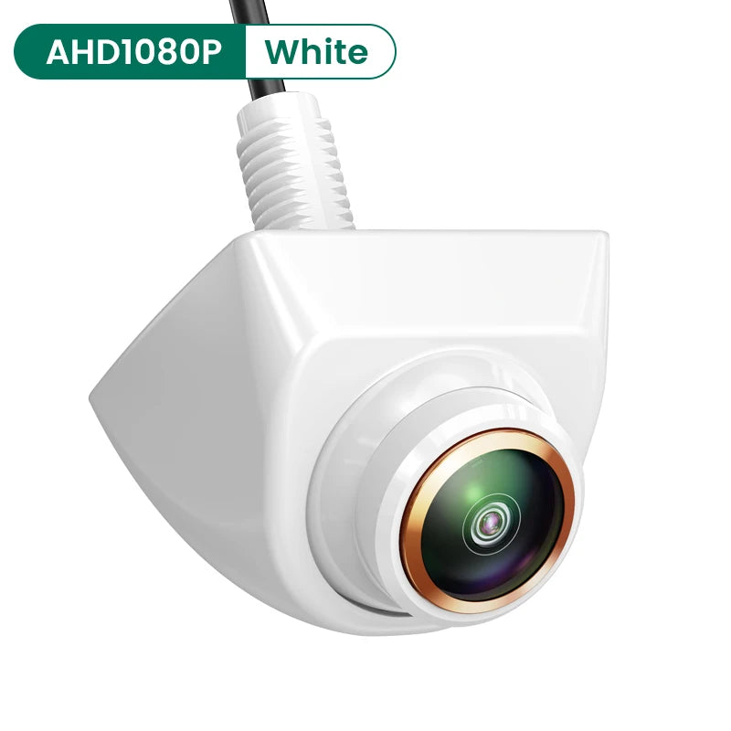 GreenYi AHD 1080P Car Backup Camera, 170° Wide Angle with Night Vision – White-AHD1080P