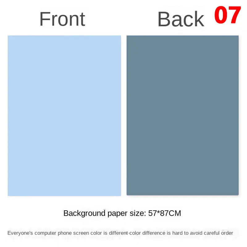 57 × 87 cm Double-Sided Photography Backdrop Paper – 07