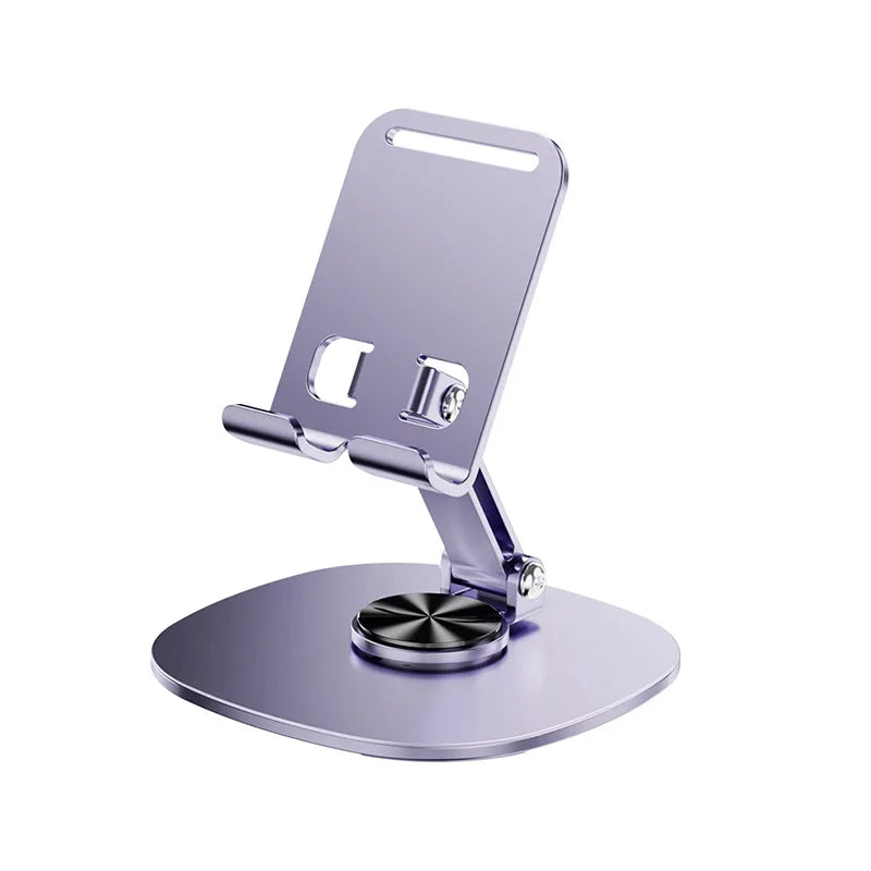 Rotating Stainless Steel Desk Phone and Tablet Holder – A