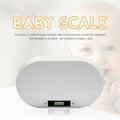 White digital baby scale for weighing infants