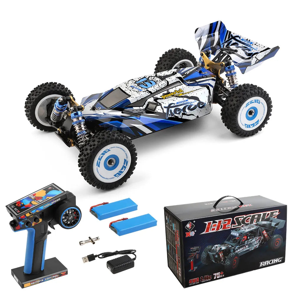 WLtoys 124017 1:12 4WD RC Car with Brushless Motor and Metal Chassis – 124017 2B 75KMH