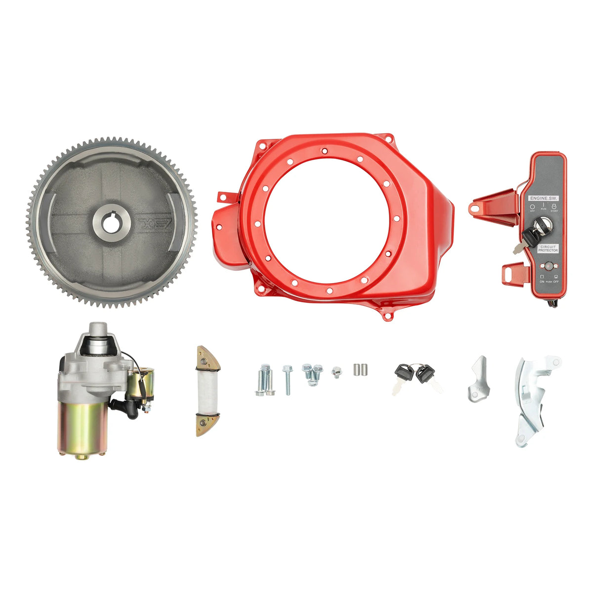Electric Start Flywheel Starter Motor Kit for Honda GX Series Engines – GX160 GX200