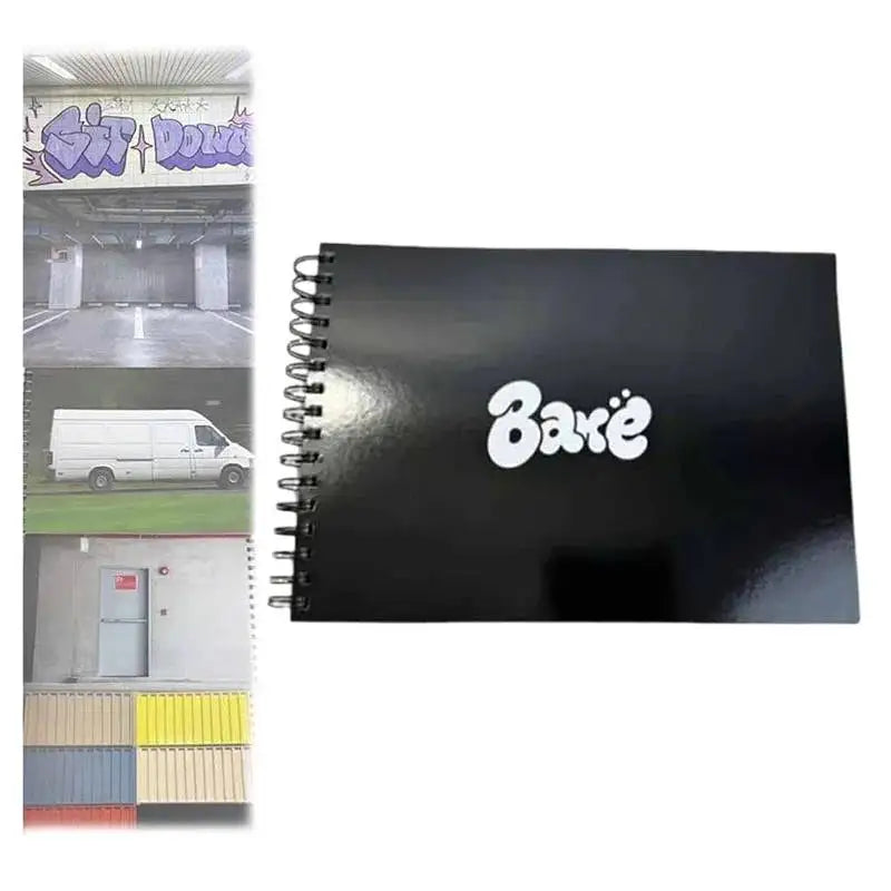 Graffiti Sketchbook with 180 Real-World Canvases for Artists – White