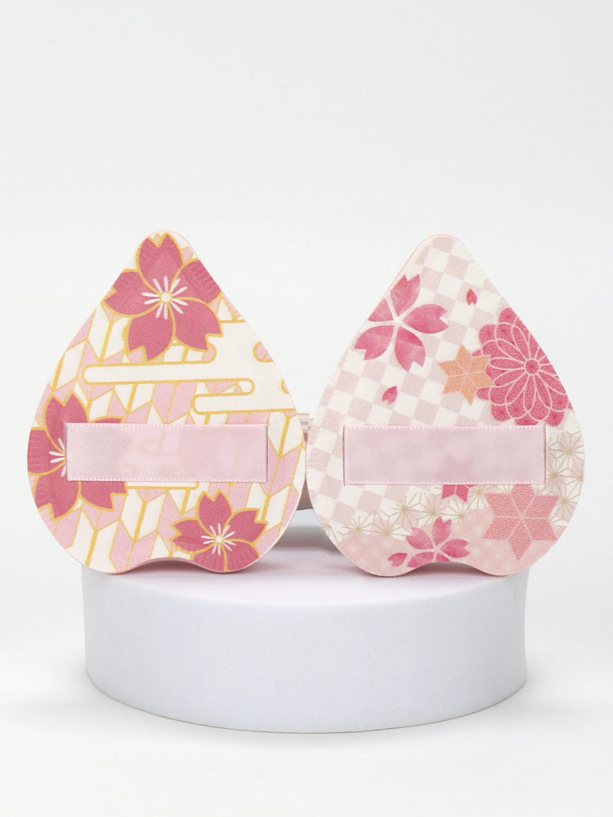 Large Soft Cotton Candy Cosmetic Powder Puff, 6cm Polyurethane Sponge – 2pcs