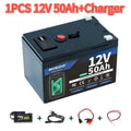 12V LiFePO4 Battery Pack, 50Ah–300Ah Capacity with 300A BMS – 1PCS 12V 50Ah Charge