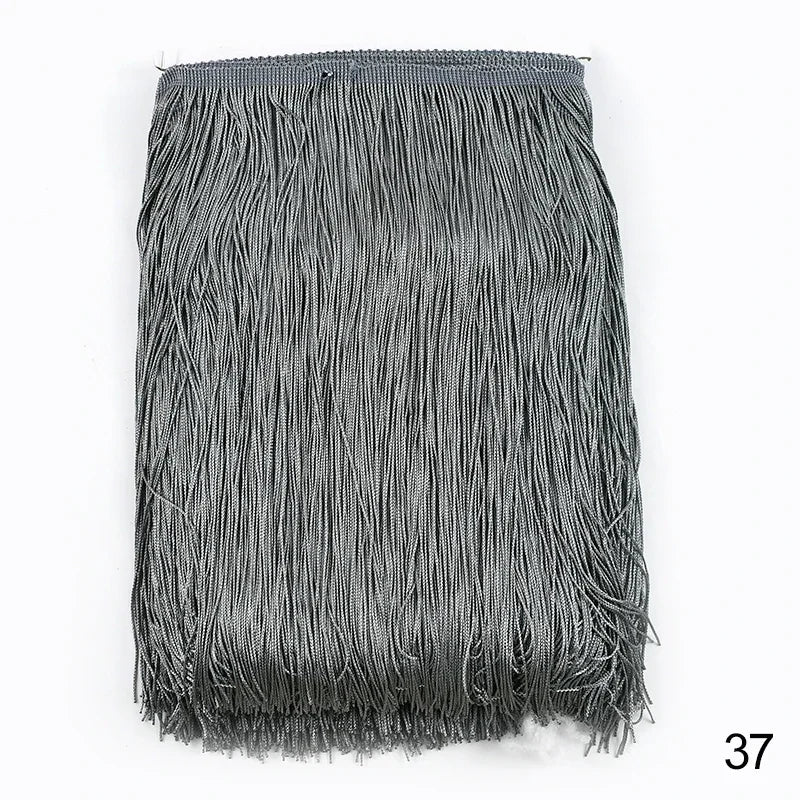 30cm Tassel Fringe Lace Trim for Sewing and Home Decor – 37