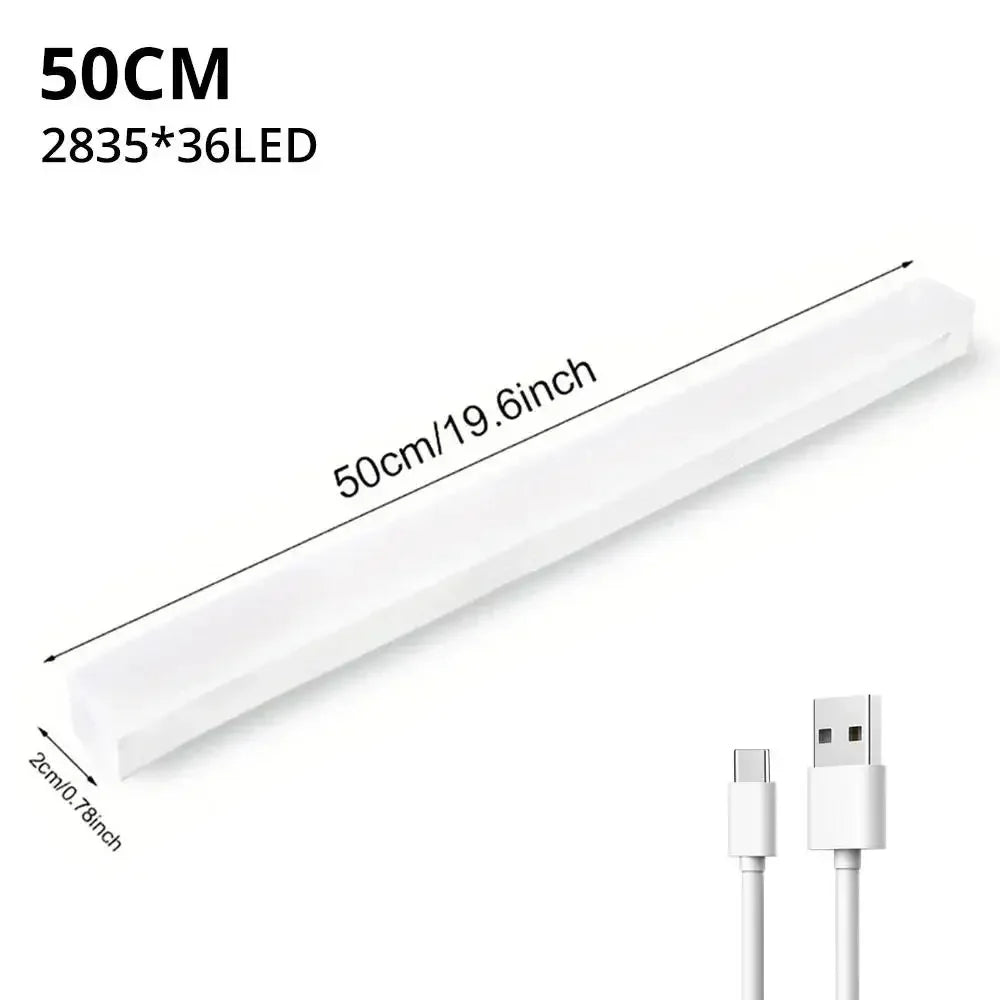 USB Rechargeable LED Motion Sensor Night Light, Magnetic Strip – Warm white