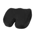 U-Shaped Seat Cushion, 45x36x6cm Ergonomic Polyurethane Massage Pad – Black Mesh