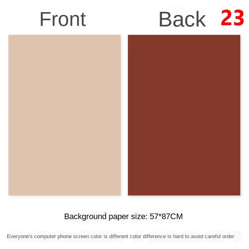 57 × 87 cm Double-Sided Photography Backdrop Paper – 23