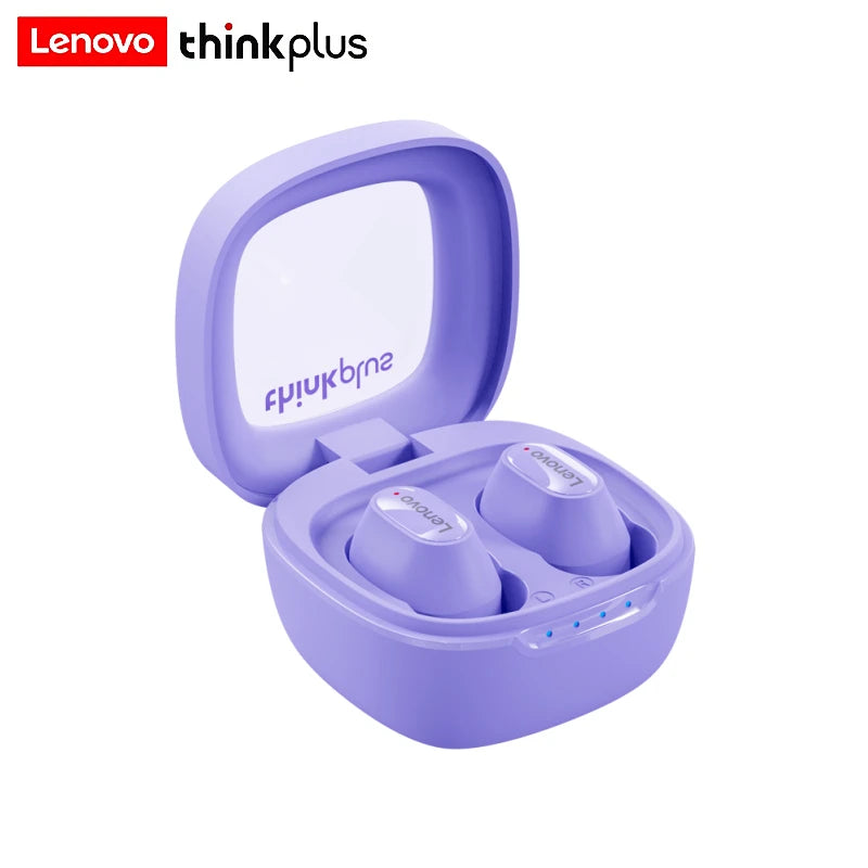 Lenovo XT62 Wireless Bluetooth 5.3 Earbuds with Charging Case – XT62 Purple