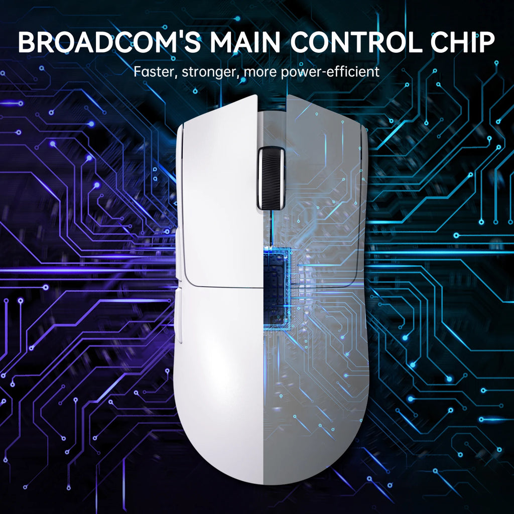 Attack Shark X11 lightweight wireless gaming mouse with RGB lighting and ergonomic design – view 4