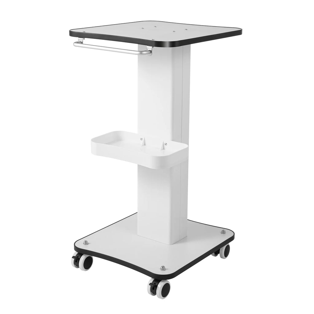 Beauty Trolley Cart for Salon, 33lbs Load Capacity, 4 Lockable Silent 360° Wheels, Multifunctional Beauty Trolley with Tray – view 6