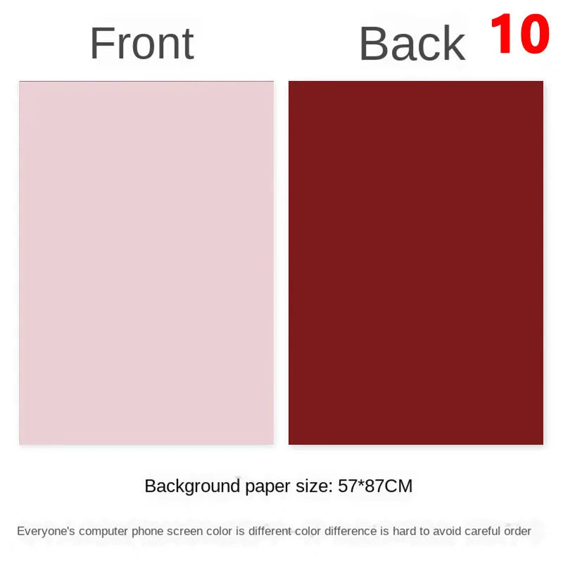 57 × 87 cm Double-Sided Photography Backdrop Paper – 10