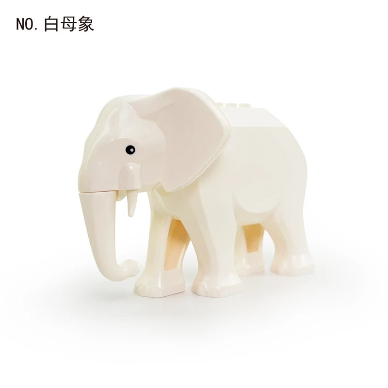 MOC Farm and Zoo Animal Building Blocks, Compatible with Small Bricks – 1PCS (10)