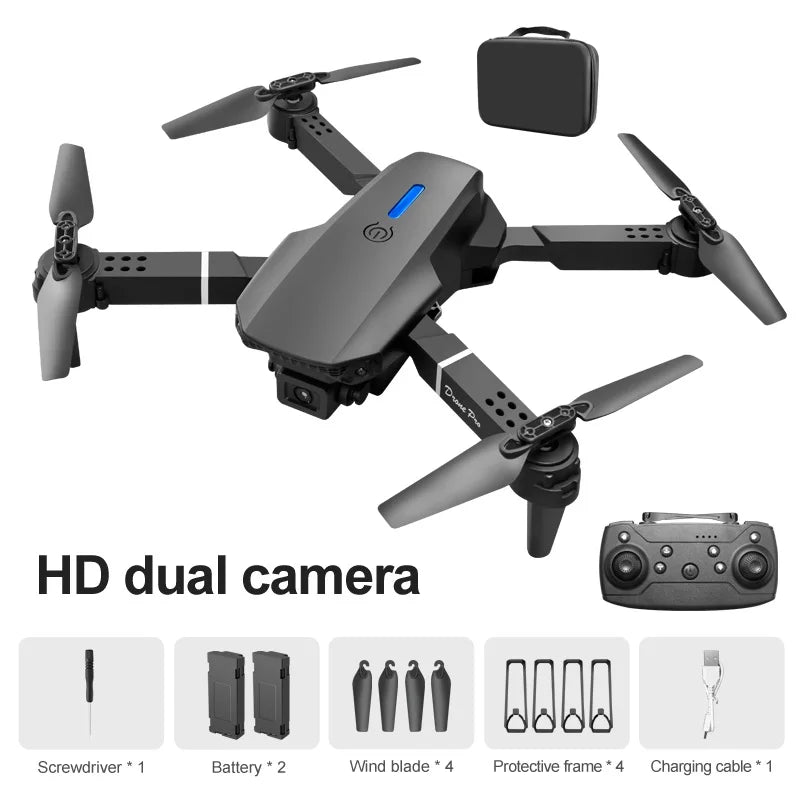 ZNLYRION Foldable Brushless Drone with 4K HD Camera and App Control – 1 Key Takeoff Drone