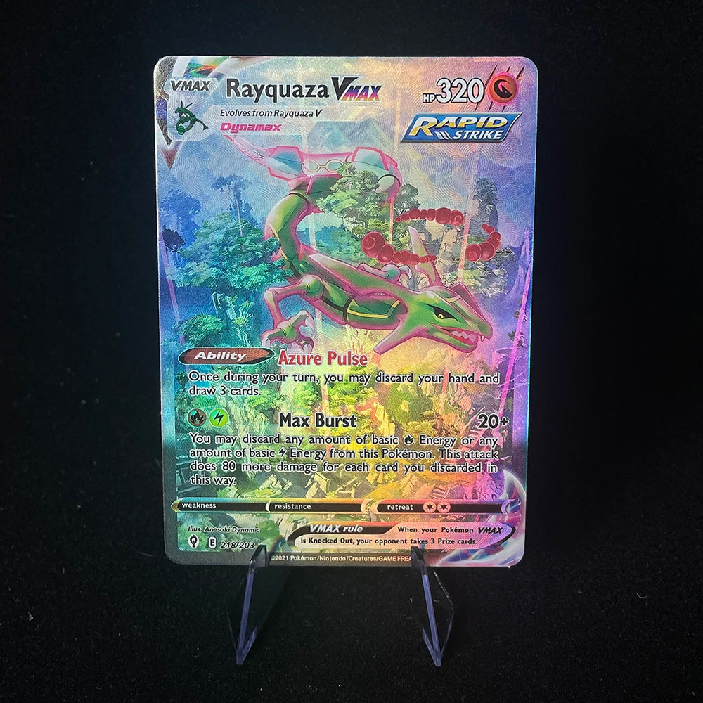 Anime PTCG Holographic Trading Collection Cards - Vaporeon, Gengar, Clefairy – 6