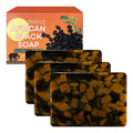 Amococo African Black Soap with Shea Butter and Coconut Oil, 150g – 3pcs
