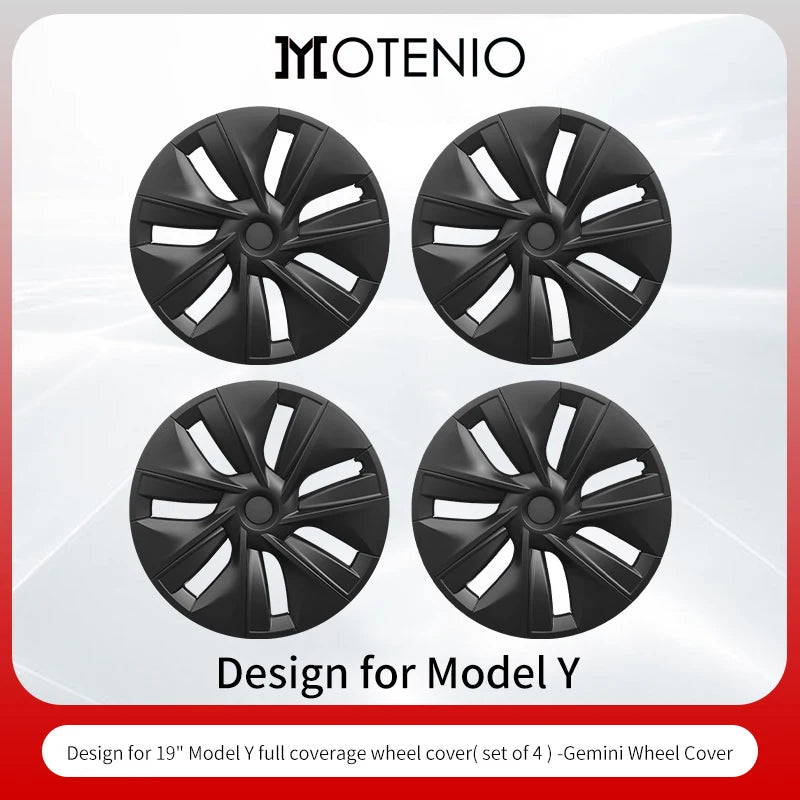 Gemini Wheel Covers for Tesla Model Y - 19 Inch Hubcap Set (4PCS) – Gemini Style 4pcs