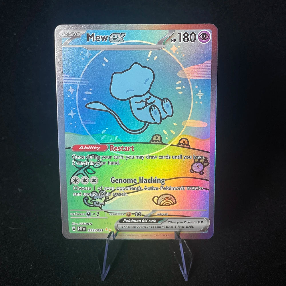 Anime PTCG Holographic Trading Collection Cards - Vaporeon, Gengar, Clefairy – 17