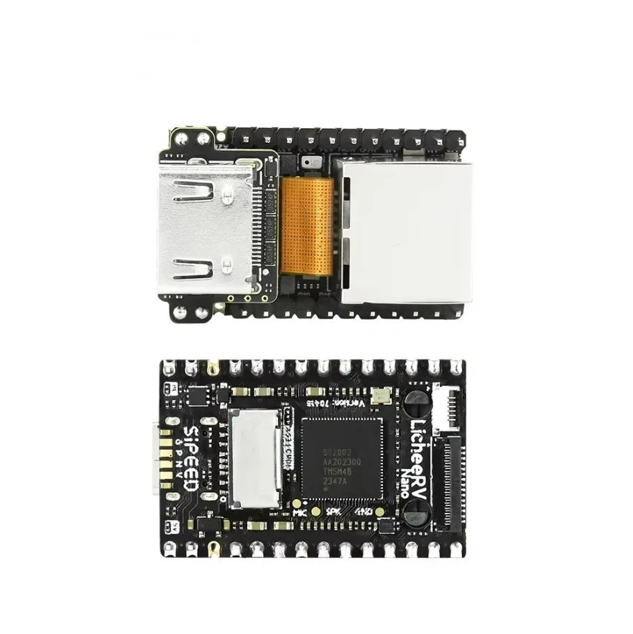 NanoKVM module top and bottom printed circuit board components