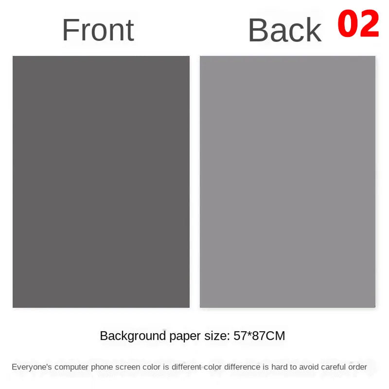 57 × 87 cm Double-Sided Photography Backdrop Paper – 02