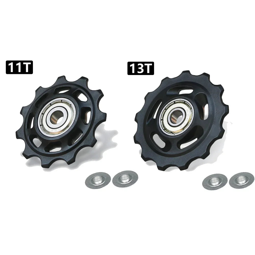 Bicycle Rear Derailleur Jockey Wheel Pulley 11T-14T Nylon Fiber – 11T 13T
