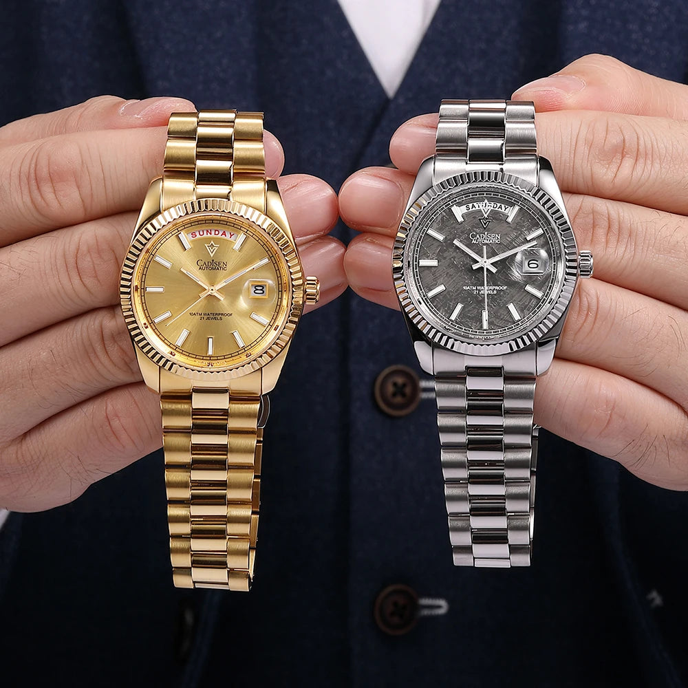 CADISEN DD40 Men Watches Luxury Automatic Mechanical Watch Men AR Sapphire Glass 10Bar Japan MIYOTA 8285 Movement Wristwatch – view 6