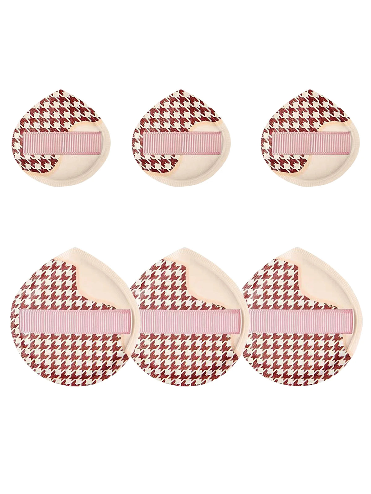 Large Soft Cotton Candy Cosmetic Powder Puff, 6cm Polyurethane Sponge – 6 pieces (3)