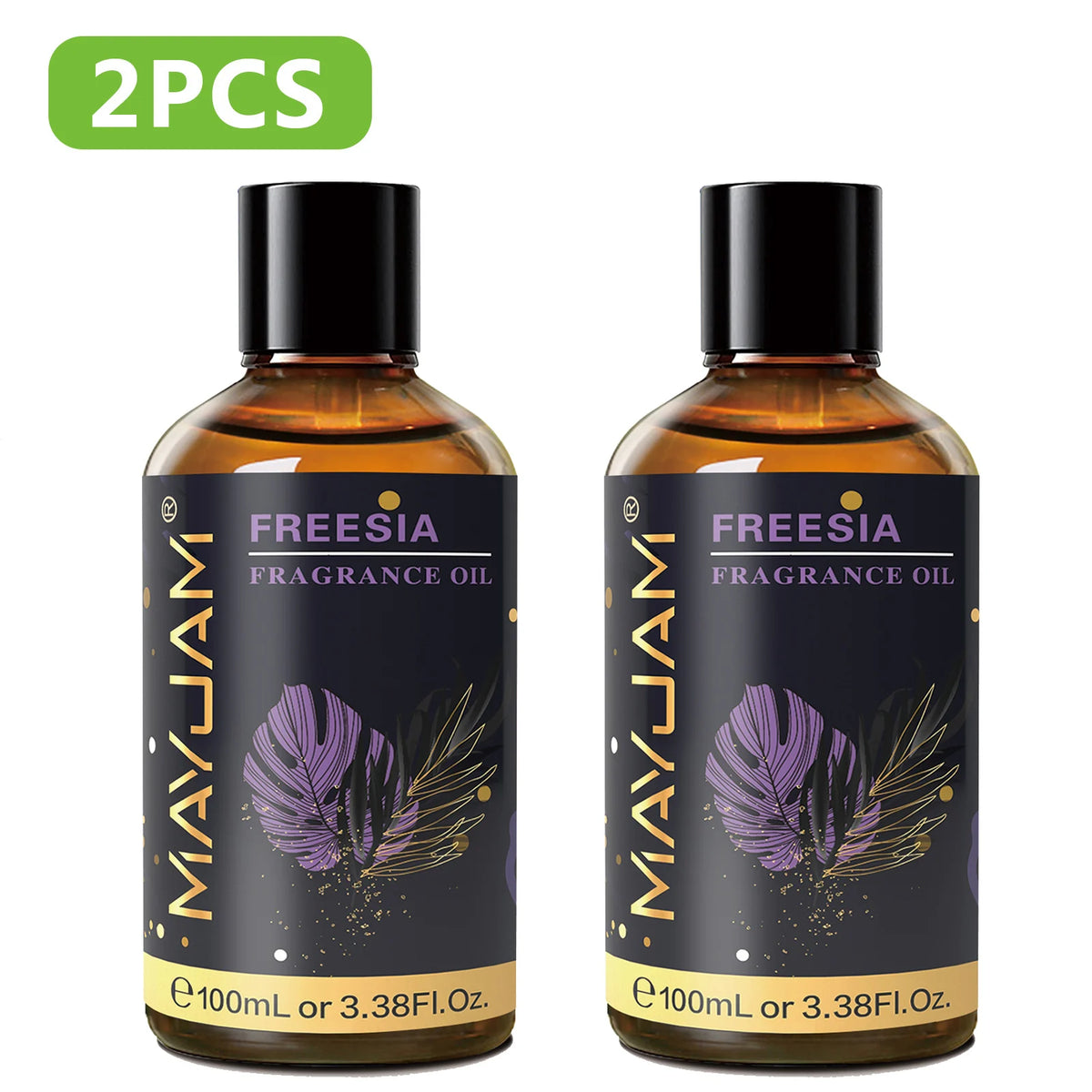 Mayjam 100ml Fragrance Oil for Aromatherapy and Candle Making – 2pcs Freesia
