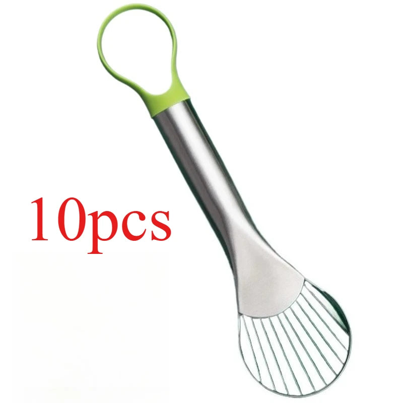Stainless Steel Avocado and Fruit Cutter Tool – 10pcs