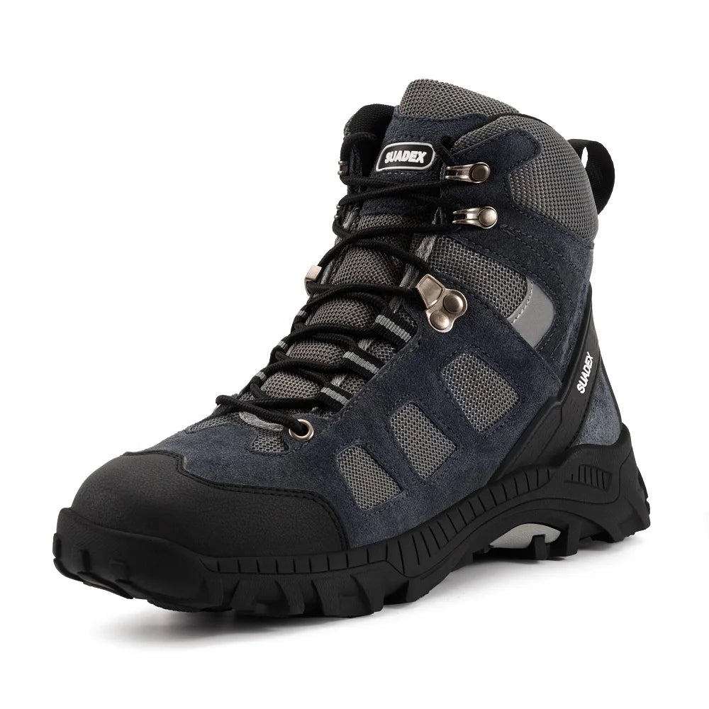 Suadex Steel Toe Work Safety Boots, Anti-Slip and Puncture-Proof – 1876 Grey