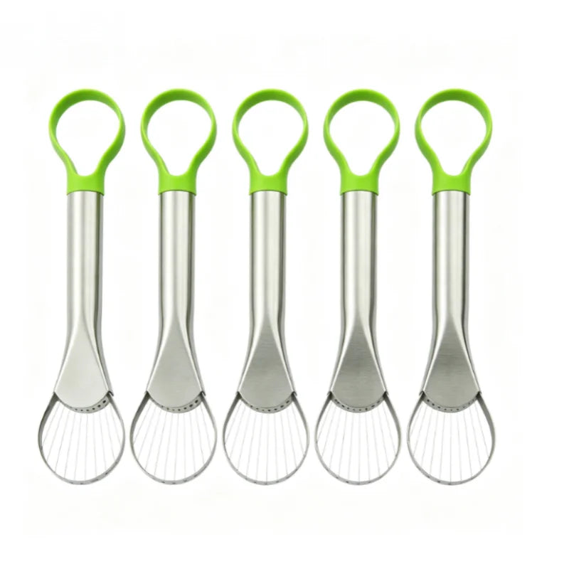 Stainless Steel Avocado and Fruit Cutter Tool – 5pcs