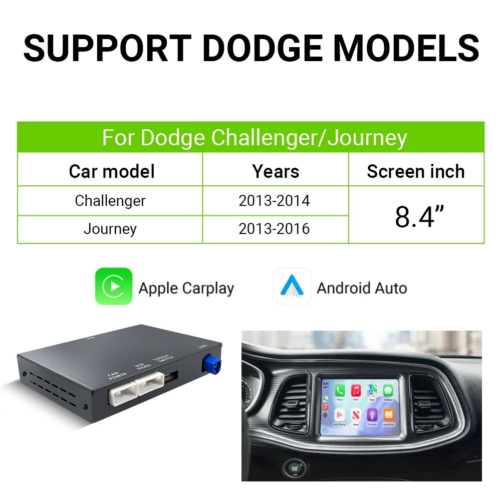 Anyfar Wireless CarPlay and Android Auto Decoder Box for Dodge 8.4-inch – For Dodge
