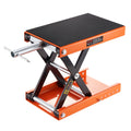SucceBuy Motorcycle Scissor Lift Jack, 1100 lbs Capacity with Safety Pin – 1100IBS