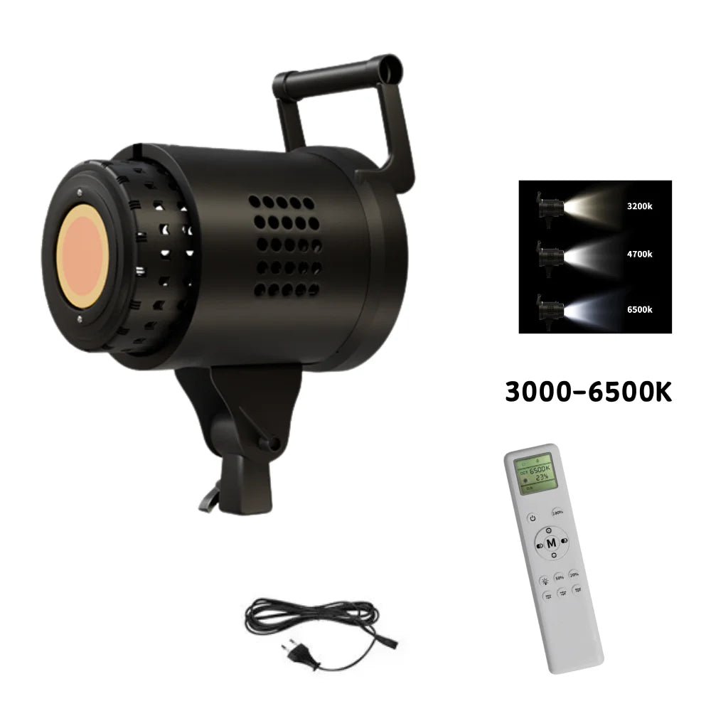 100W Studio LED Video Light with Adjustable Color Temperature and Tripod – ONE 135W