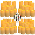 Flameless LED Tea Light Candles with Remote and Timer – 48PCS