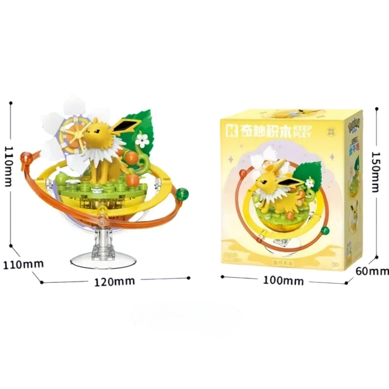 Keeppley Pokemon Eevee Family Building Block Set - 9 Model Kit – Jolteon