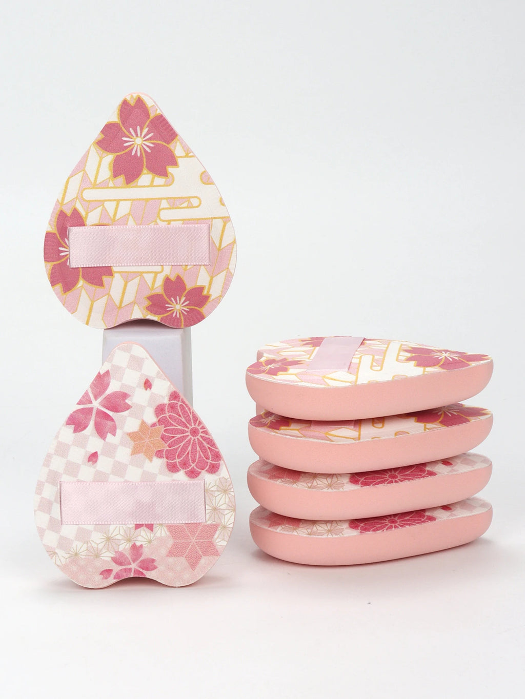 Large Soft Cotton Candy Cosmetic Powder Puff, 6cm Polyurethane Sponge – 6 pieces